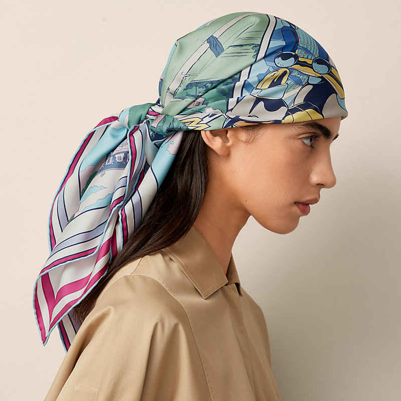Wow double face scarf 90 | Hermès Australia
